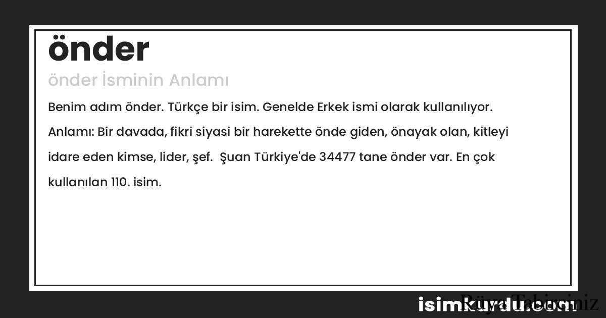 Cengel isminin anlamı