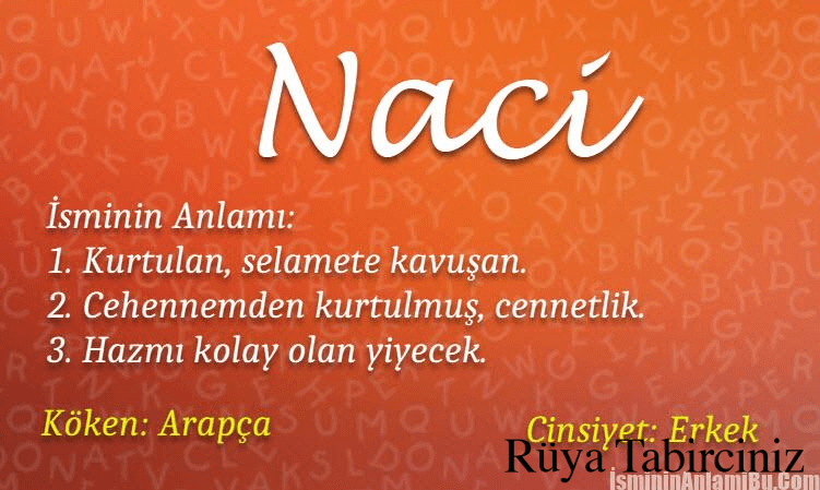 Nacil isminin anlamı