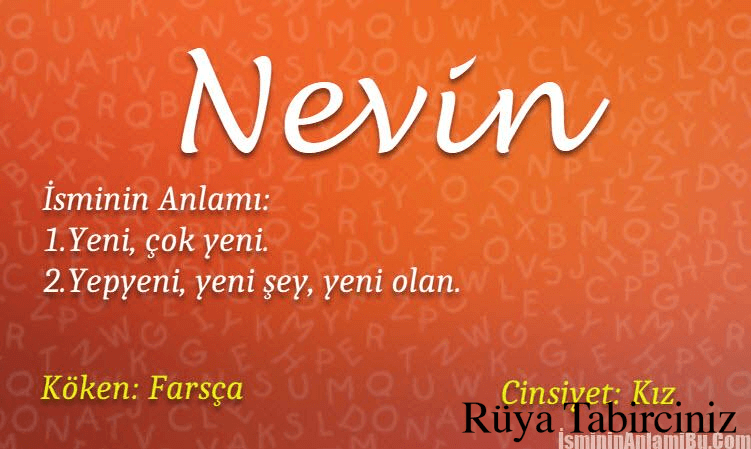 Nevide isminin anlamı