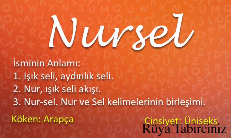 Nurser isminin anlamı