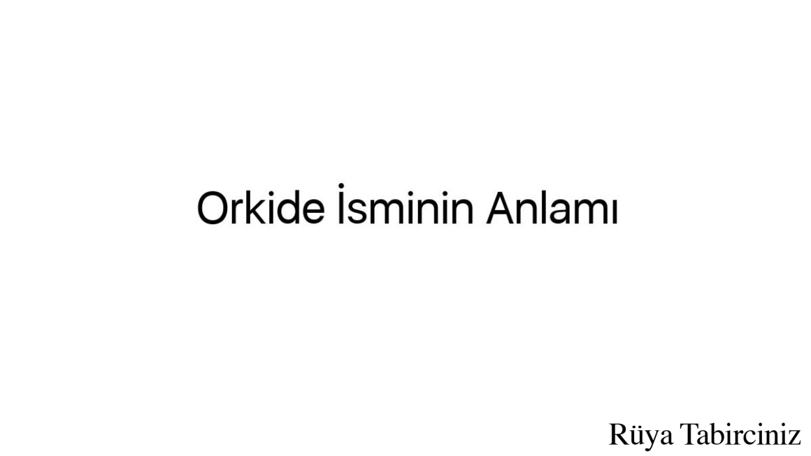 Oktüre isminin anlamı