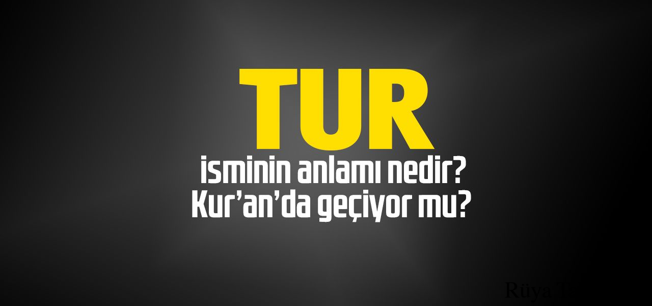 Tur isminin anlamı